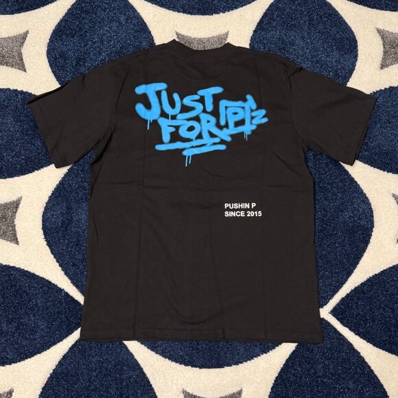 Palm Angels x Gunna Just For P'z T-shirt Black Mens Large - Picture 3 of 3